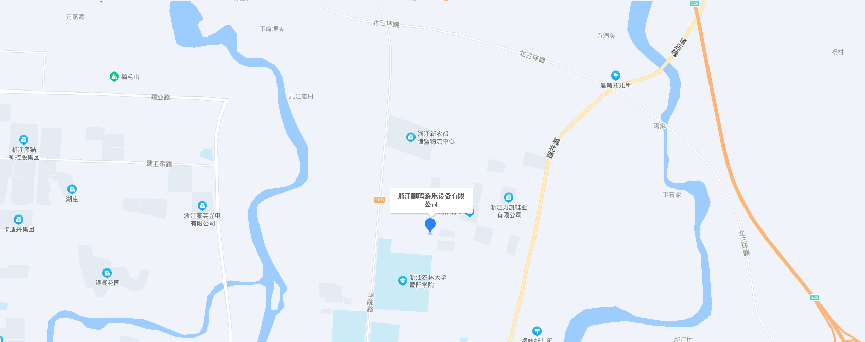 電子地圖-浙江鵬鳴游樂設備有限公司